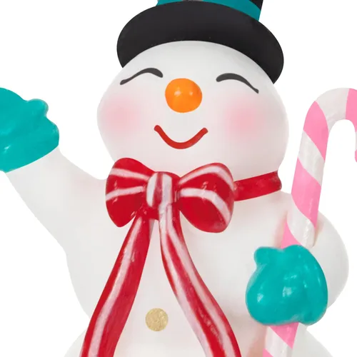 Vista 7 de Hallmark Keepsake Mini adorno de Navidad de 1.45 pulgadas, muñeco de nieve nostálgico, muñeco de nieve para coleccionistas, regalos