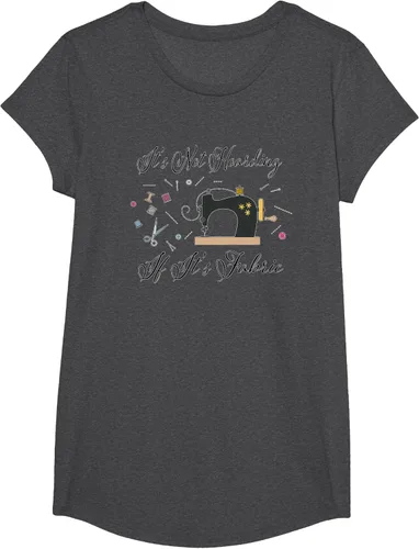 Vista 49 de It's Not Hoarding If Its - Camiseta de costura para acolchado, Blanco, S