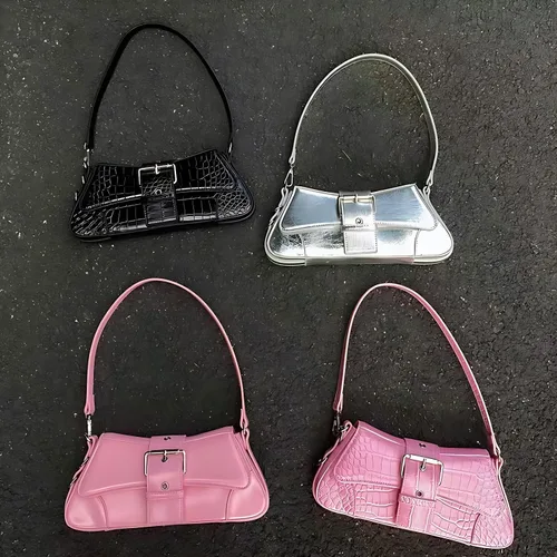 Vista 7 de Y2K - Bolso punk funk, bolso cruzado gótico Sourpuss Sfly único, novedoso bolso de hombro para mujer, bolso de hombro para niñas