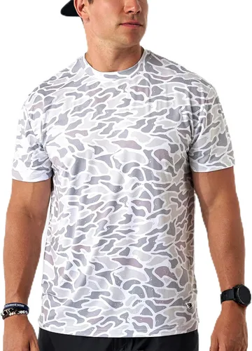 Vista 7 de BURLEBO Go to Tee - Camiseta ligera de rendimiento para hombre con protección solar UPF 50
