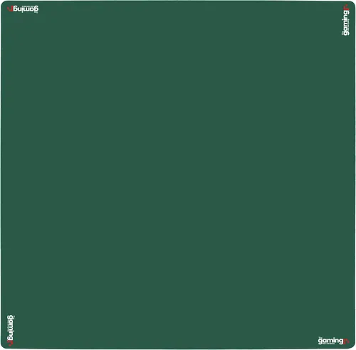 Vista 11 de The Gaming Mat Company Tapete de mesa de póker, dominó, puente y Mahjong, color negro, 33 x 33 pulgadas, tapete de juegos de cartas, tapete