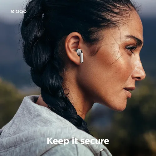 Vista 7 de elago 2 pares de fundas para AirPods 4 almohadillas diseñadas para AirPods 4, [cabe en la funda] funda de silicona antideslizante, antiarañazos