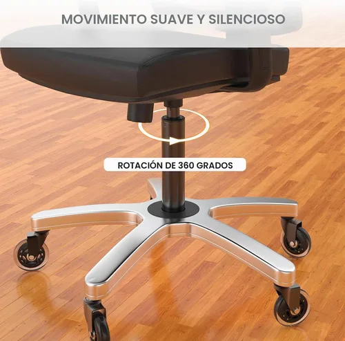 Vista 5 de HOSALI Cilindro de elevación de gas para silla de oficina de 2.5 pulgadas, piezas de repuesto para silla de oficina, cilindro de elevación de gas