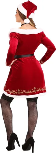 Vista 4 de Disfraz sexy de señora Claus para mujer
