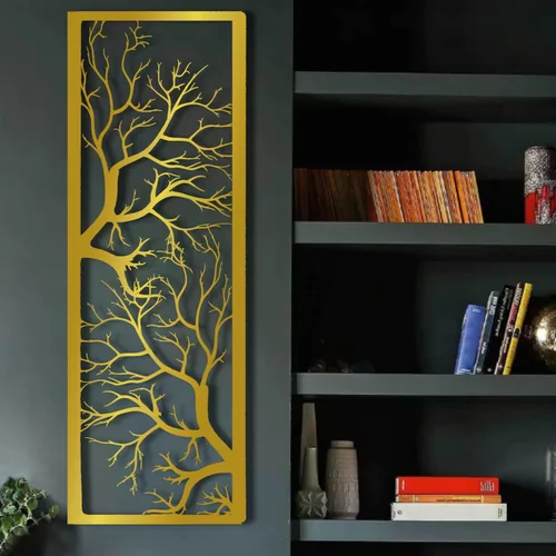 Vista 5 de Arte de pared de árbol de la vida, arte de pared de árbol de metal, letrero de árbol, decoración de pared de metal, decoración de pared de rama