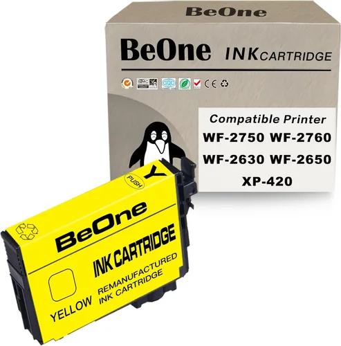 Vista 8 de BeOne Cartuchos de tinta remanufacturados de repuesto para Epson 220XL 220 XL T220 T220XL para usar con impresora Workforce WF-2630 WF-2650 WF-2660