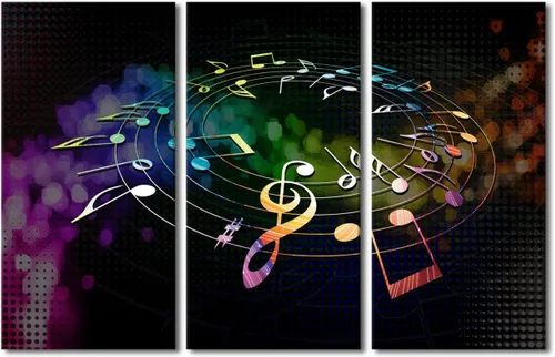 Vista 30 de Lienzo decorativo para pared, diseño de DJ Music Mixes the Track HD impreso en pinturas, 2 piezas, imágenes abstractas para sala de estar, obra