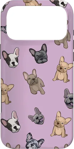 Vista 22 de Linda funda de teléfono Bulldog francés para iPhone 17