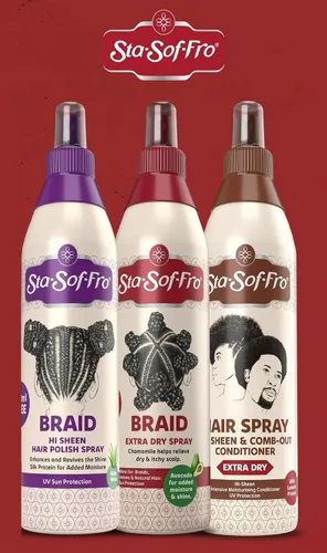 Vista 4 de Sta-Sof-Fro Acondicionador en Spray Comb Out para Cabello y Cuero Cabelludo con Lanolina, Extra Seco (8.5 fl oz)