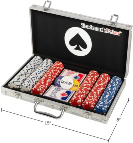 Vista 10 de Trademark Poker Maverick 300 Dice - set de póker, 300