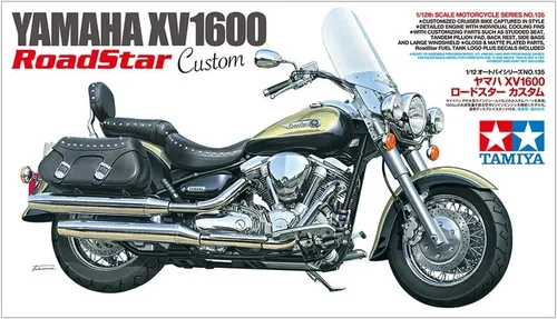 Vista 8 de Tamiya 14135 1/12 Yamaha XV1600 Road Star Kit de modelo de plástico personalizado