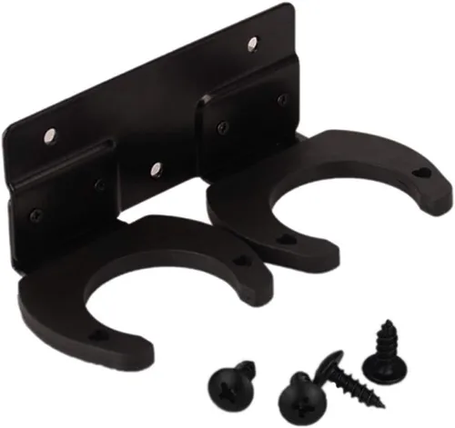 Vista 7 de Soporte para micrófono, soporte de micrófono inalámbrico para soporte de micrófono montado en la pared, clip de suspensión de micrófono, soportes