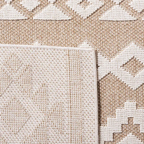 Vista 17 de SAFAVIEH Global Collection - Alfombra de pasillo, 2 pies 2 pulgadas x 8 pies, diseño beige y beige oscuro, no desprende pelusa y de fácil cuidado