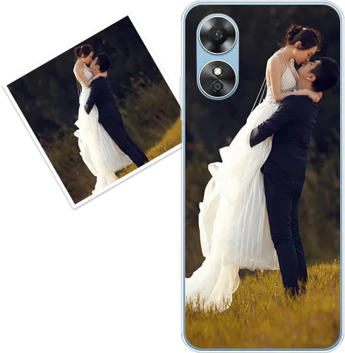 Vista 306 de Funda personalizada compatible con Oppo A1 Pro, fundas de teléfono personalizadas con imagen de foto, imagen de texto, cubierta transparente