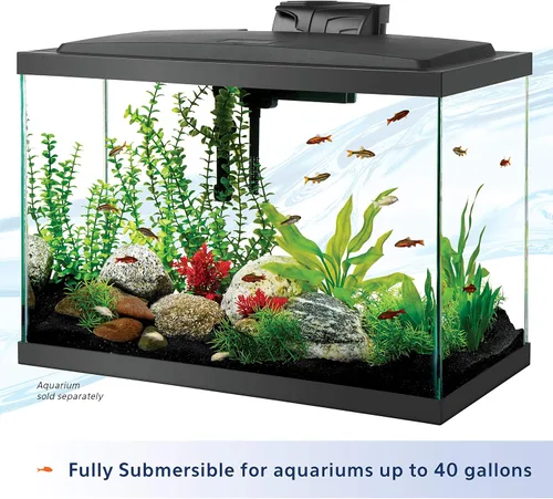 Vista 5 de Aqueon Calentador de Acuario Preconfigurado Negro, 50 Vatios
