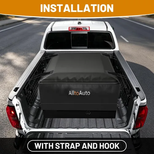 Vista 5 de 26 Cubic Feet Truck Bed Cargo Bag, Waterproof with Heavy Duty PVC