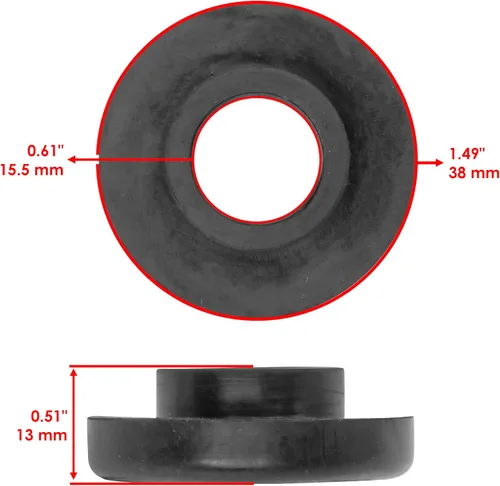 Vista 4 de Caltric Junta de silenciador y kits compatibles con Polaris Scrambler 400 4X4 1997 1998 1999 2000 2002