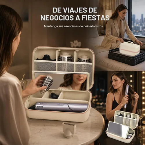 Vista 9 de GWCASE Estuche rígido de viaje para Shark FlexStyle Air Styler con divisor
