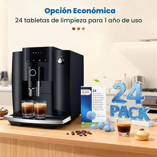 Vista 9 de CPLIKE 64308 Tabletas de limpieza para máquinas de café compatibles
