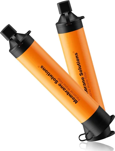 Vista 15 de Membrane Solutions Filtro de agua de paja S1, certificado NSF/ANSI 42 y 372 y 401, equipo portátil de filtración de supervivencia, preparación