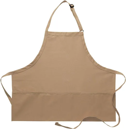Vista 17 de DayStar Apparel Delantal con peto de 3 bolsillos de alta calidad con cuello ajustable y lazos extralargos, estilo 200