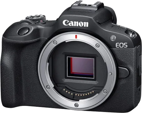 Vista 2 de Canon Cámara sin espejo EOS R100, montaje RF, 24.1 MP, procesador de imagen DIGIC 8, disparo continuo, detección ocular AF, video Full HD, 4K