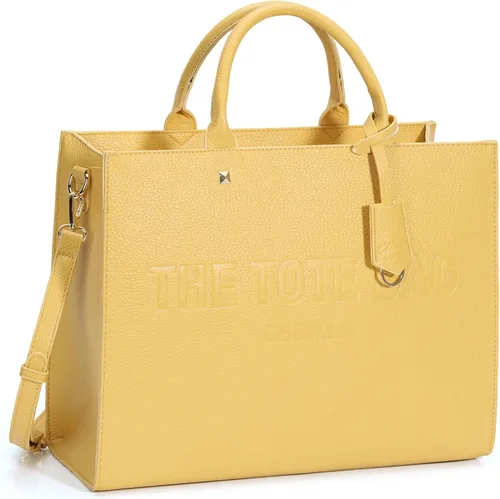 Vista 7 de Bolsa de mano para mujer, estilo satchel, con asa superior y correa para el hombro