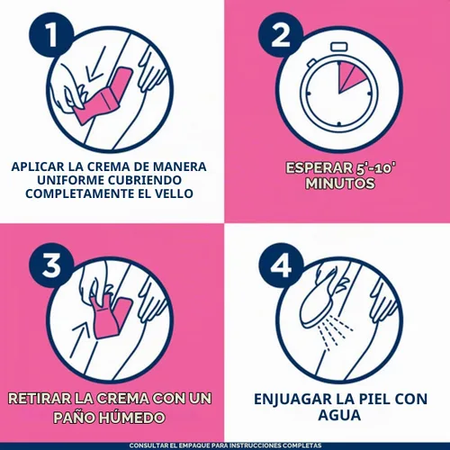 Vista 6 de Veet Crema Gel Depilación, Fórmula para Piel Sensible 6.76 fl oz (6.8 fl oz)
