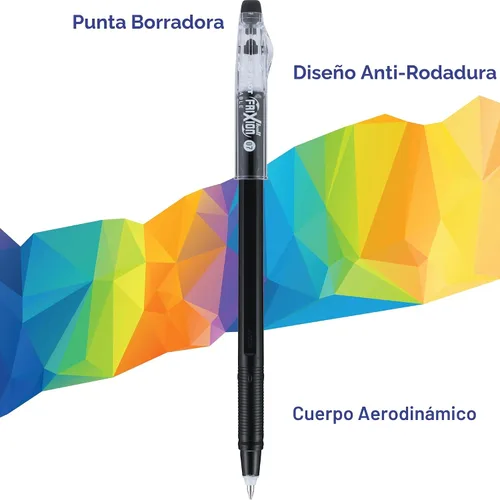 Vista 4 de PILOT Bolígrafos de tinta de gel borrable Frixion ColorSticks, punta fina (0,7 mm), surtidos, 10 unidades (32454)