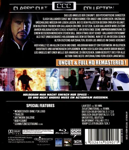 Vista 2 de Hologram Man Blu-Ray, Reg.ABC Import - Germany