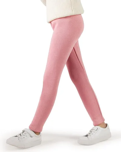Vista 5 de Adorel Girls Fleece Lined Leggings Winter Pants Pack of 2