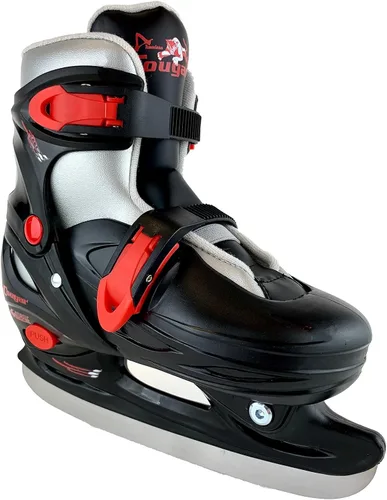 Vista 2 de American Athletic Cougar Softboot Boys Ice Skates - Adjustable Ice Hockey Skates with Removable Liner, Power Lock Buckles, Stainless Steel Blade