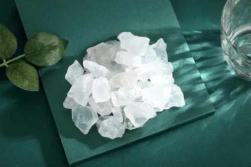 Vista 45 de QINJIEJIE Varias piedras de cristal en bruto 10 colores piedras de cristal curativas 1" piedras preciosas grandes a granel para voltear, cabinas