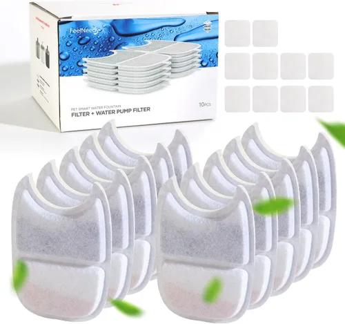 Vista 10 de FEELNEEDY Fuente de Agua para Gatos Operada por Batería, 4L/135 fl oz Fuente de Agua para Mascotas para Gatos y Perro con Sensor de Movimiento
