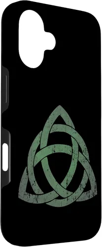 Vista 3 de Funda gráfica de símbolo cristiano triquetra con nudo celta irlandés para iPhone 16