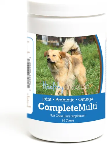 Vista 207 de Healthy Breeds Affenpinscher todo en uno multivitamínico suave masticable 60