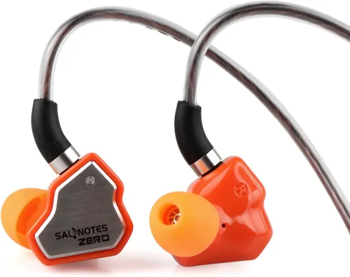 Vista 12 de Linsoul 7Hz Salnotes Zero HiFi 10mm controlador dinámico auricular que se ajusta al oído IEM con diafragma compuesto de metal, placa frontal