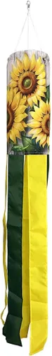 Vista 10 de Briarwood Lane Summer Birds in the Garden Windsock Wind Twister 40x6 para el viento de verano Spinner Bird garden