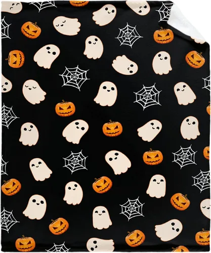 Vista 16 de Cute Ghosts - Manta de bebé personalizada para recién nacido, regalos para Halloween y Navidad, 40 x 30 pulgadas