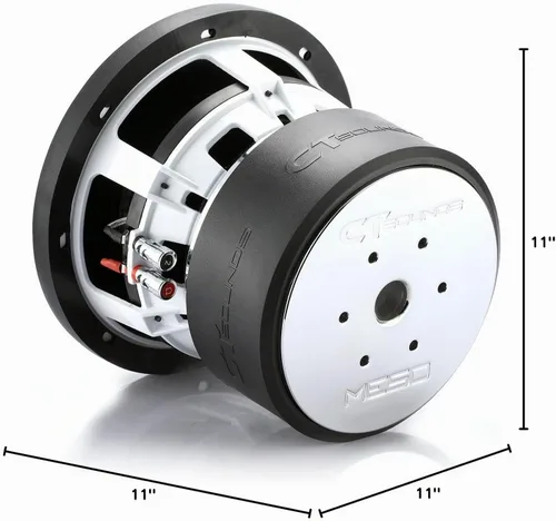 Vista 7 de CT Sounds MESO-8-D2 1600 vatios máx. 8 pulgadas subwoofer para coche dual 2 ohmios