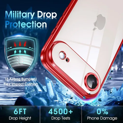 Vista 937 de Supdeal Funda cristalina transparente para iPhone 11, [No se amarillea] [Protección de la cámara] [Probado contra caídas de grado militar] Funda