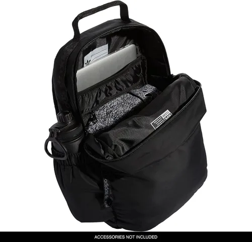 Vista 2 de adidas Originals Mochila acolchada, Negro, talla única , Mochila acolchada