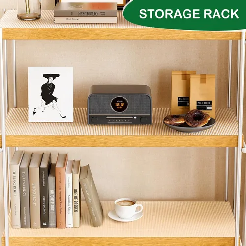 Vista 7 de Drawer and Shelf Liner for Kitchen Cabinets, Non Adhesive Non Slip EVA Cabinet Liner Mat, Clear Waterproof Washable Cut to Size Shelf Liner for