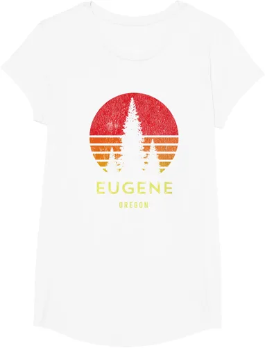 Vista 20 de Camiseta Eugene Oregon, Negro, S