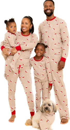 Vista 19 de Owlivia Pijamas de Navidad de Halloween para la familia, pijamas de algodón orgánico a juego candies