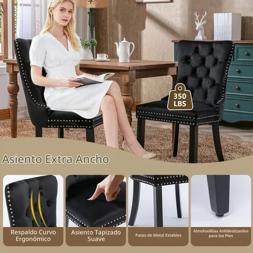 Vista 4 de Juego de mesa de comedor moderno para mesa de comedor de cristal de 6, 7 piezas, mesa de mármol sintético de 71 pulgadas con base de acero