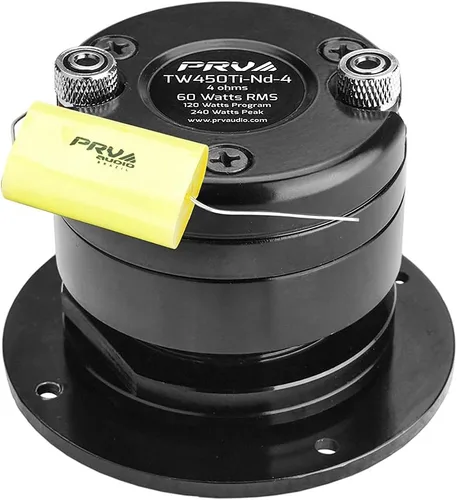 Vista 5 de PRV AUDIO Tweeter Bullet TW450TI-ND-4 120 vatios de potencia de programa, 4 ohmios, 60 vatios RMS, 1 en súper tweeter para audio profesional, audio