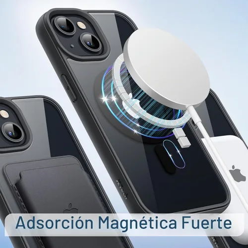 Vista 4 de JETech Funda magnética para iPhone 13 mini, color negro