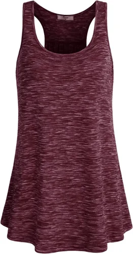 Vista 74 de Cestyle - Camiseta sin mangas para mujer, cuello redondo, corte holgado, para entrenamiento