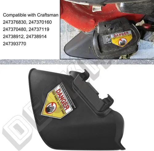 Vista 3 de 731-04177 Deflector de descarga lateral, compatible con MTD pieza de repuesto de 21 pulgadas canal de cubierta